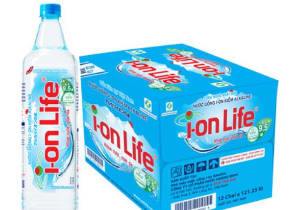 nước ion life thùng 1250ml